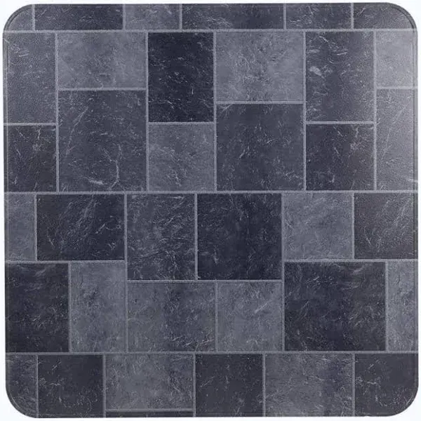 HY-C T2UL2832GT-1C 28 in. x 32 in. Type 2 Ul1618 Stove Board - Gray Slate Tile