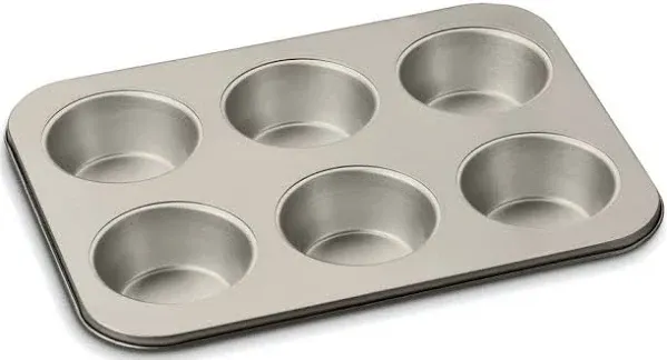 Cuisinart Chef&#039;s Classic Bakeware 6 Cup Jumbo Muffin Pan Pre-heated Oven Safe