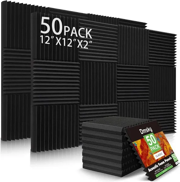 24 Pack Acoustic Panels, 1&#034; X 12&#034; X 12&#034; Acoustic Foam Panels, Sound Proof Foa...