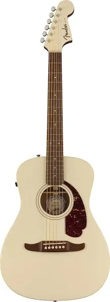 Fender Malibu Player Acoustic-Elect<wbr/>ric Guitar - Burgundy Satin