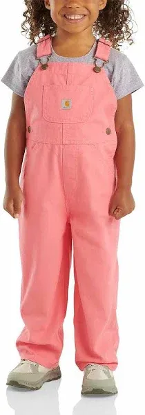 Carhartt Girls' Loose Fit Canvas Bib Overall