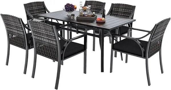 YITAHOME 7 Piece Patio Dining Set