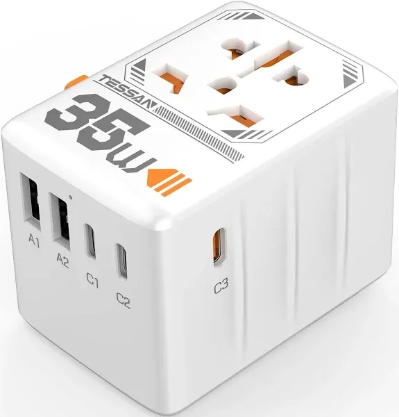 TESSAN Universal Travel Adapter 35W