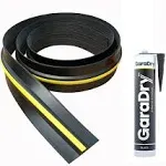 ½” High Garage Door Threshold Seal Kit 10’3” Length | Flexible PVC | Complete Kit Includes Adhesive | GaraDry