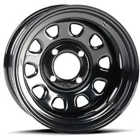 ITP Black Front or Rear 14x7 Steel Wheel - 1425553014B