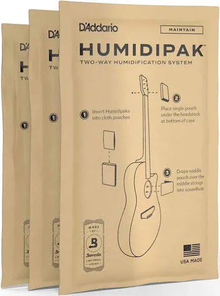 D'Addario Humidipak Replacement 3-Pack