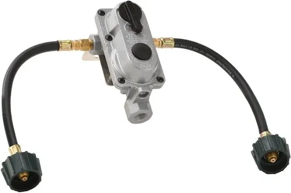 Easy-Install Auto-Changeove<wbr/>r Propane Regulator for Dual Tanks - RV Essential