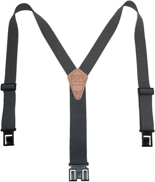 Perry Suspenders™ Men's Tall Elastic 1.5 Inch Wide Hook End Suspenders