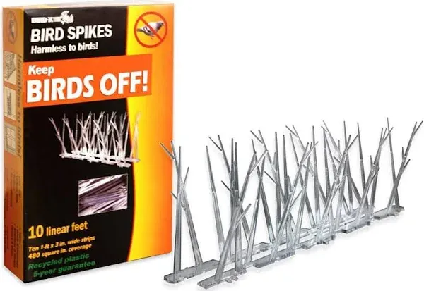 Bird-X Plastic Bird Spikes Kit