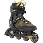 K2 Skates F.I.T. 80 Boa, Gray Mustard / 5