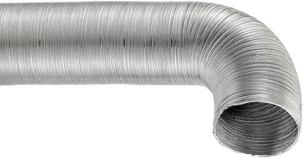 Lambro Silver 8' 6-inch Diameter Flexible Semi-Rigid Aluminum Duct (306)