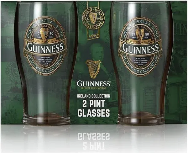 Guinness Ireland Collection Pint Glass