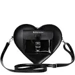 Dr Martens heart backpack in black leather