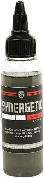 SILCA Synergetic Bike Chain lube 2oz Bottle | Wet lube Designed with Premium Synthetic Oil and a Secret Blend of ZDDP + WS2 | Save watts and Equipment Independently lab Proven