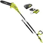 Ryobi 40V 10 in. Cordless Battery Pole Saw with 2.0 Ah Battery and Charger