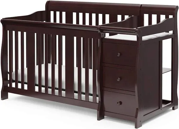 Storkcraft Portofino 5-in-1 Convertible Crib and Changer