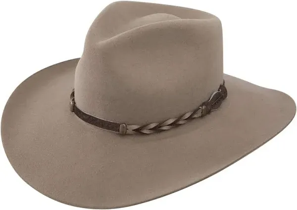 Stetson Drifter 4X Buffalo Fur Felt Hat - Stone 7 1/4