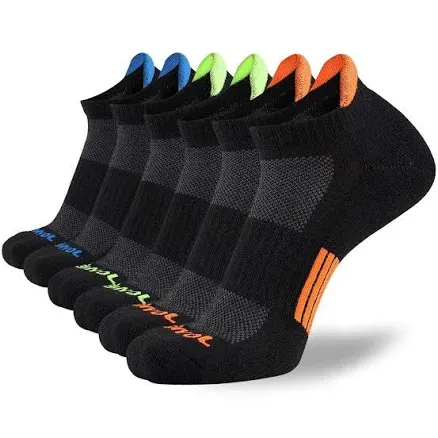 JOYNÉE Men's Low Cut Cushion Breathable Athletic Socks (6 Pack)