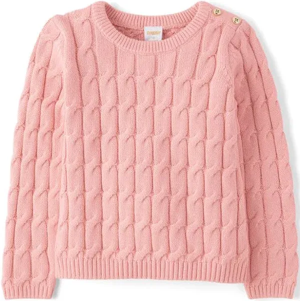 Gymboree Girls Cable Knit Long Sleeve Sweater