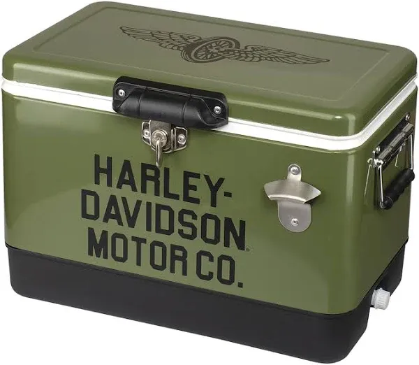 Harley-Davidson Motor Company Logo Retro Metal Cooler HDL-10076