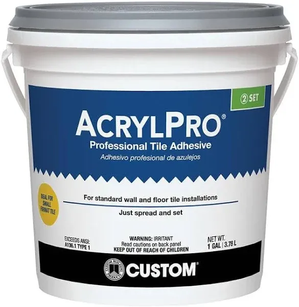 Custom Building AcrylPro Ceramic Tile Adhesive