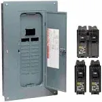 Square D 100-Amp 20-Spaces 40-Circuit Main Breaker Plug-on Neutral Load Center HOM2040M100PC1AVP