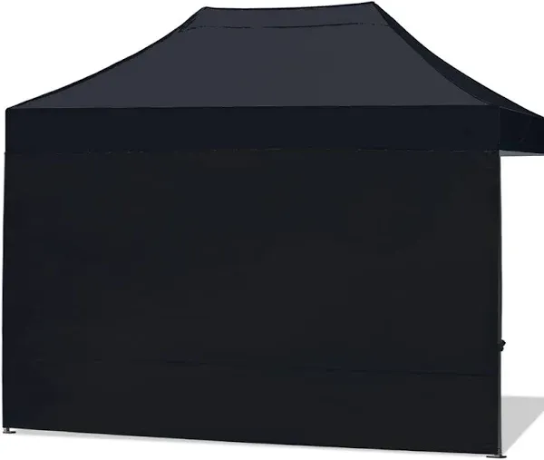  SunWall for Pop up Canopy Tent,1 Pack Sidewall Only () 10x10 Black