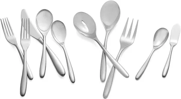 Nambe Bend 45-Piece Flatware Set