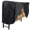 Sunnydaze Decor 8' Outdoor Firewood Log Rack Cover Combo