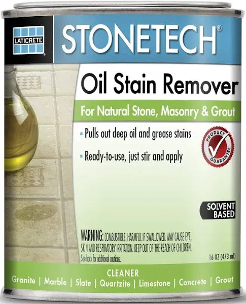 NEW BRAND STONETECH Oil Stain Remover | 1 Pint/16OZ (473ML) Can