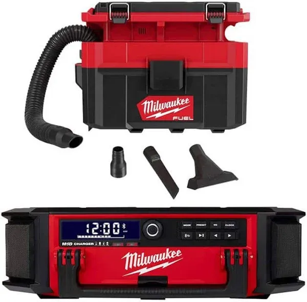 Milwaukee 0970-20 M18 Fuel PACKOUT 2.5 Gallon Wet/Dry Vacuum