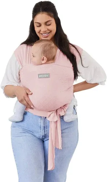 New in Box Moby Easy-Wrap Baby Carrier Smoke Gray One Size