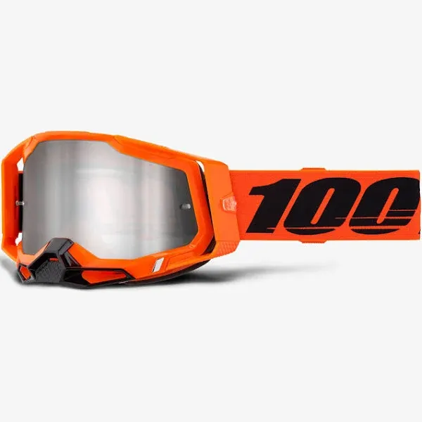 100% Racecraft 2 Goggles - Schrute / Mirror Red Lens