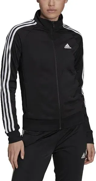 adidas Women's Warm-Up Tricot Slim 3-Stripes Track Jacket