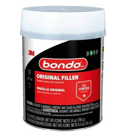 Bondo Body Filler Original Formula for Fast Easy Repair &amp; Restoration of your...