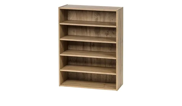 IRIS 31.51-in H 5 Tier 14 Pair White Mdf Shoe Rack Lowes.com