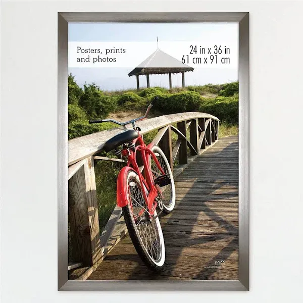 MCS Museum Poster Frame, Pewter, 12 x 18 in