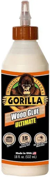 Gorilla 18 Oz. Ultimate Wood Glue 104406 Gorilla 104406 052427009333 Natural