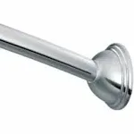 Moen CSR2165CH 5 ft. Fixed-Length Curved Shower Rod in Chrome