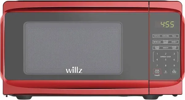 Willz Countertop Small Microwave Oven, 6 Preset Cooking Programs Interior Light