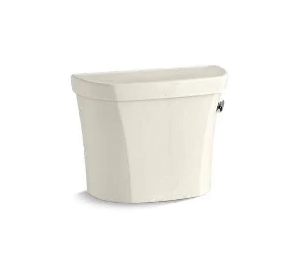 Kohler 4467-RA Wellworth 1.28 GPF Toilet Tank with Right-Hand Trip Lever - Biscuit