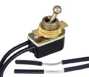 On-Off Brass Toggle Switch (40411)