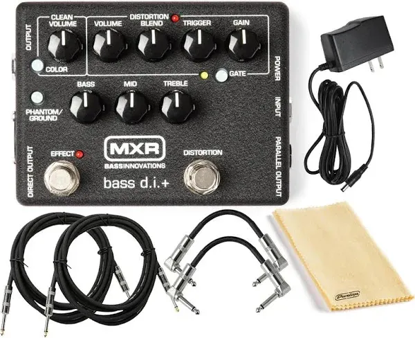 MXR M80 Bass DI+, Special Edition Yellow