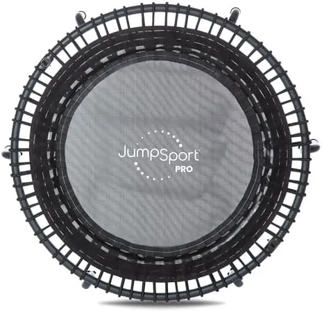 JumpSport 550F Pro Lightweight 44 inch Folding Fitness Trampoline, Black (Used)