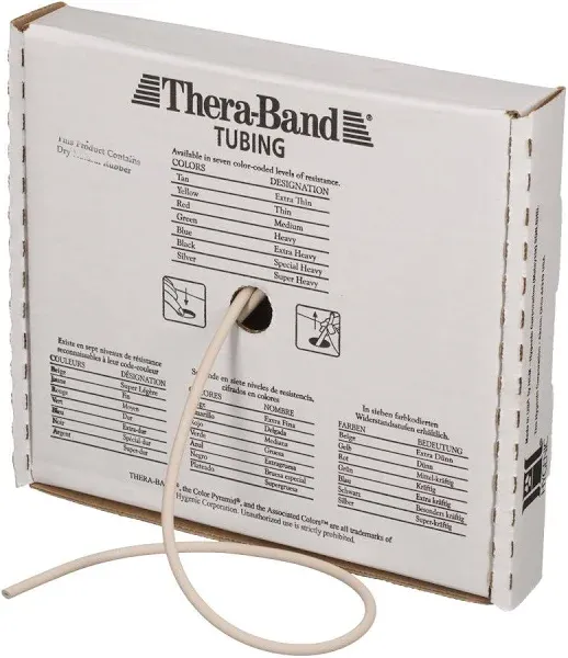 Thera-Band Exercise Tubing - 25' Roll - Tan - Extra Thin