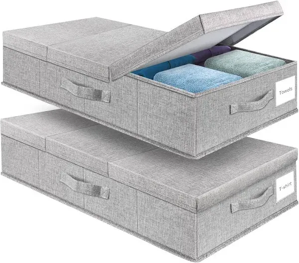 2 Pack Under Bed Storage Containers