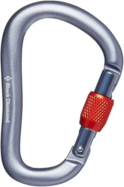 Black Diamond - Rocklock Screwgate - Carabiner Gray