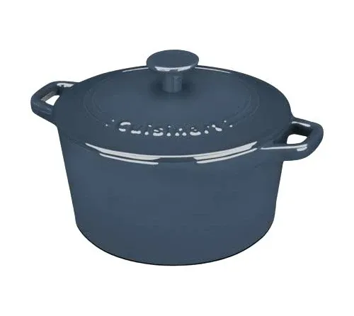 Cuisinart Chef's Classic Enameled Cast Iron 5-Quart Round Covered Casserole