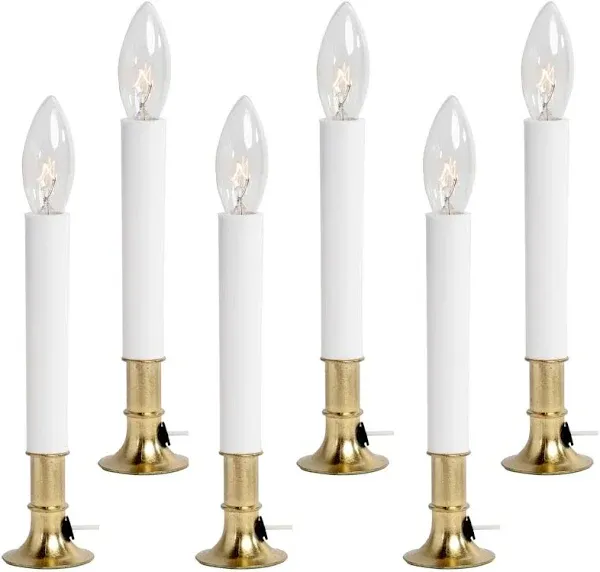 Creative Hobbies Electric Window Candle Pack of 6