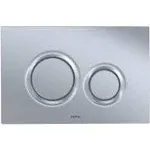 Toto YT930#MS Dual Round Push Button Plate Finish: Matte Silver